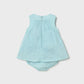 Mayoral 1813 Newborn Girl Embroidered Dress with Bloomers