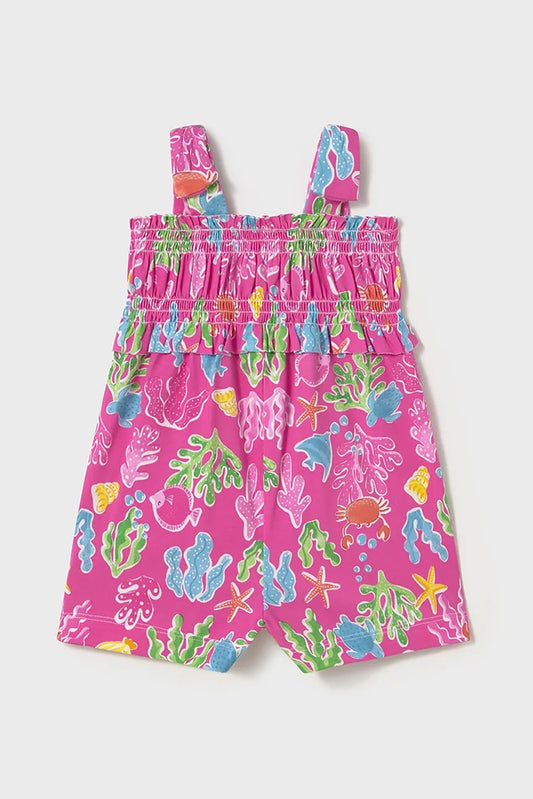 Ocean Themed Printed Romper