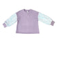 Lavender Sequin Sleeve Sweater