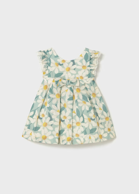 Mayoral 1910 Baby Floral Print Ruffled Dress