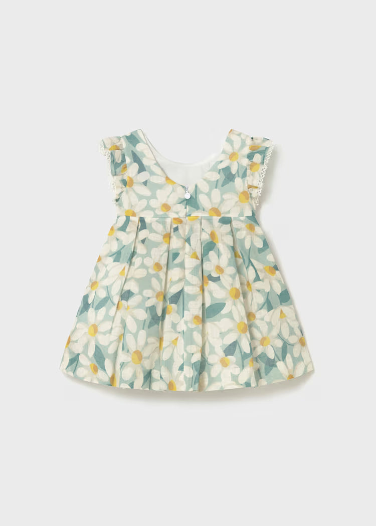 Mayoral 1910 Baby Floral Print Ruffled Dress