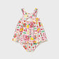 Mayoral 1927 Baby Printed Dress with Bloomers