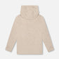 Long Sleeve Super Soft Brushed Jersey Hooded Tee Heather Beige