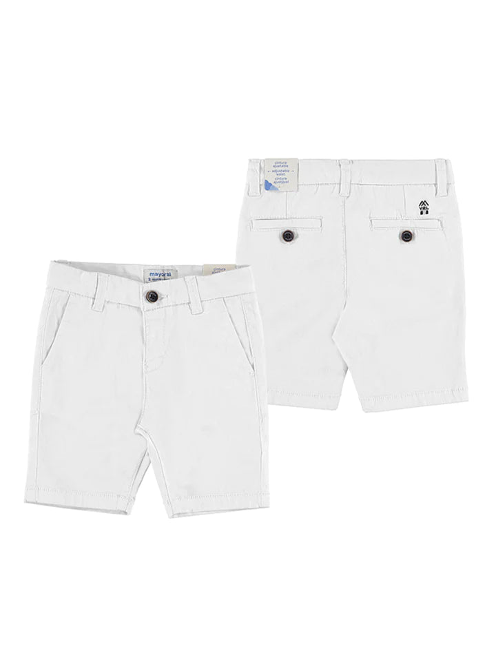 White Chino Shorts