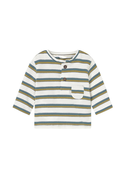 Mayoral 2056 Striped Pocket Tee