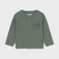 Mayoral 2064 Green Long Sleeve Pocket Tee