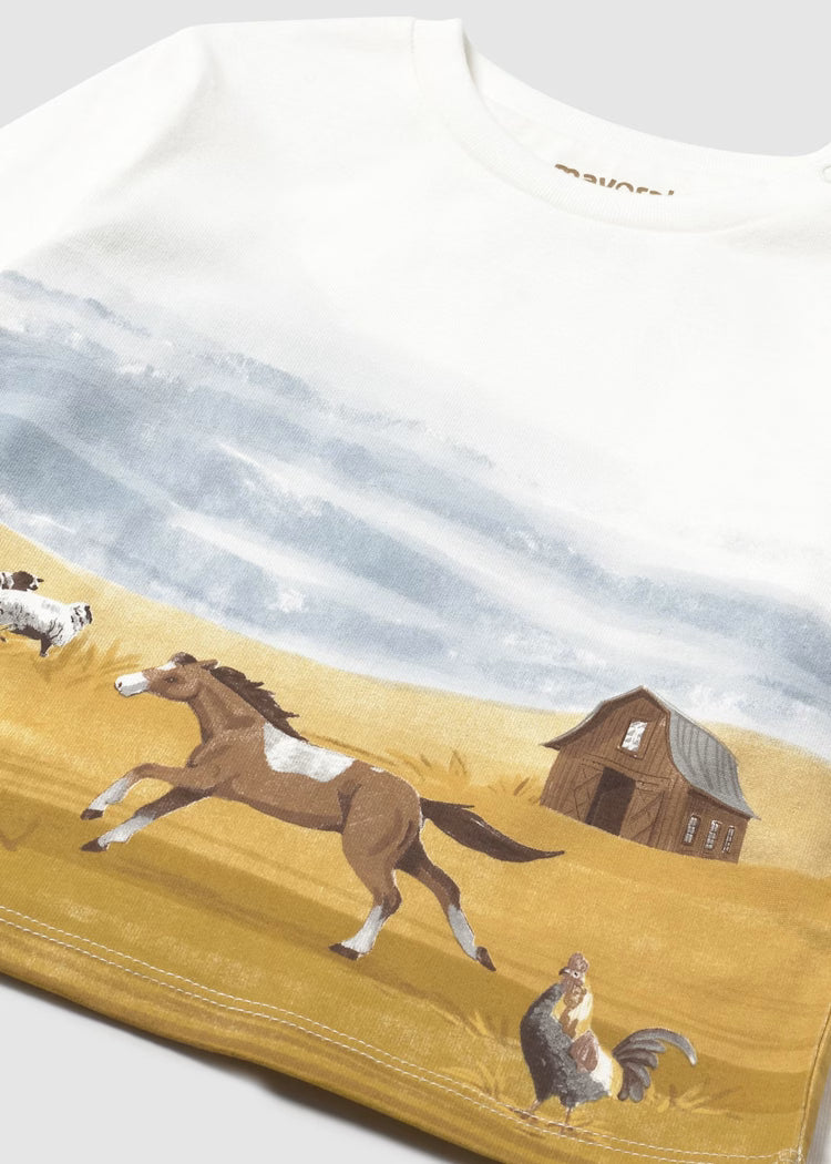 Mayoral 2068 Baby Landscape T-Shirt