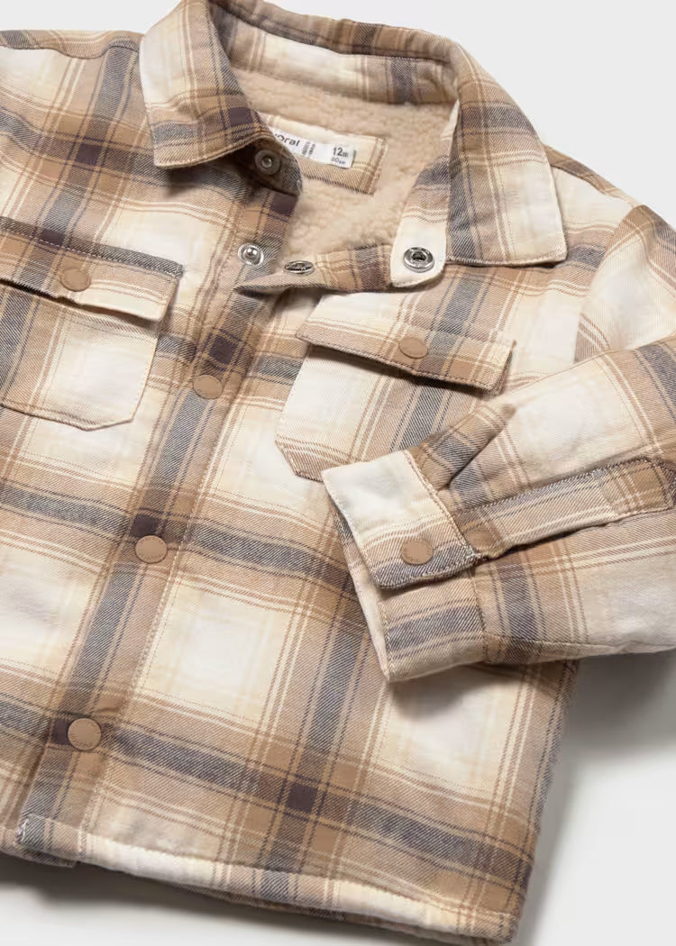 Mayoral 2108 Plaid Overshirt