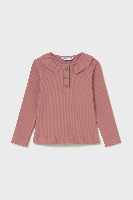 Mayoral 2112 Mauve Long Sleeve Shirt