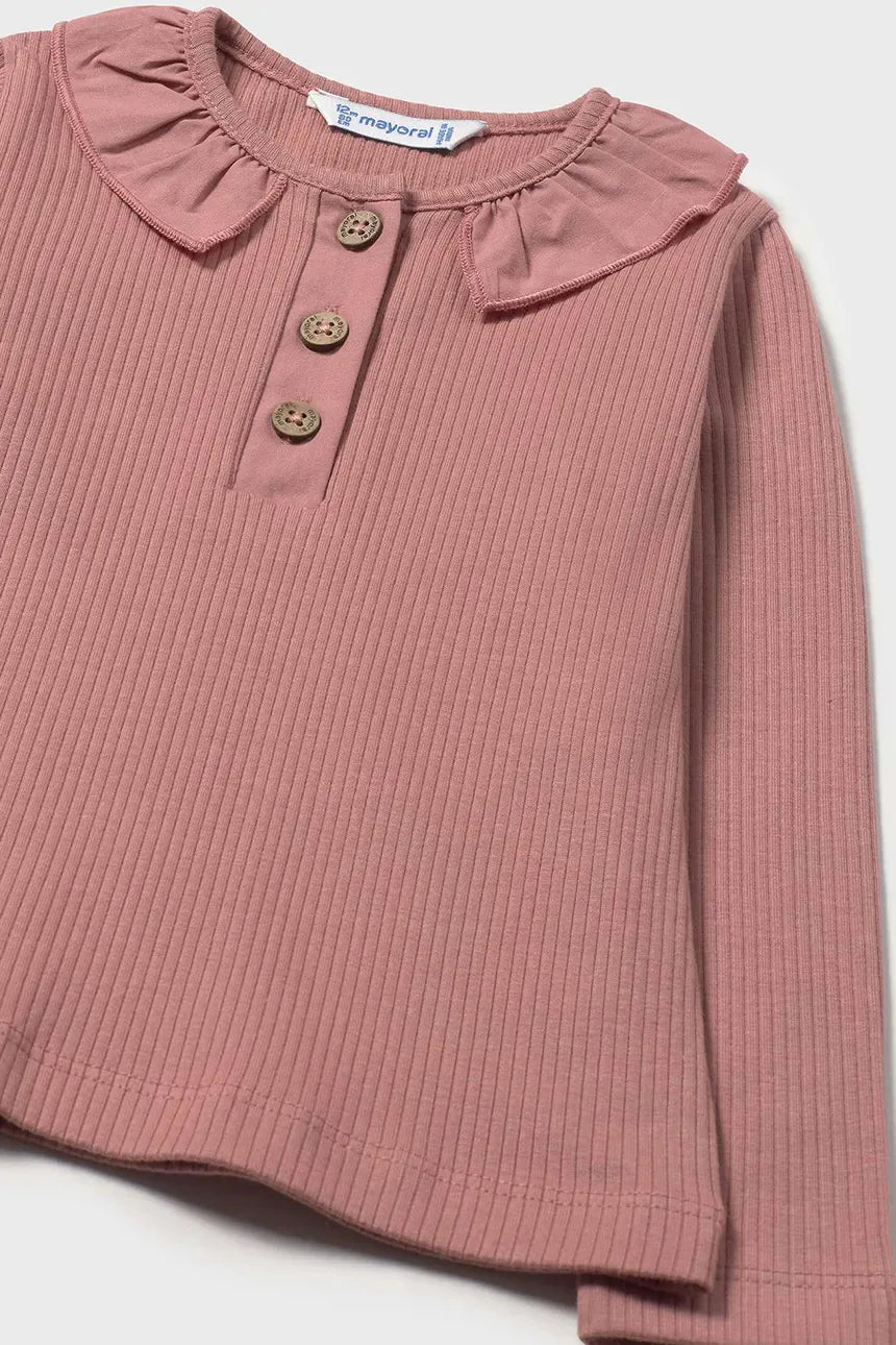 Mayoral 2112 Mauve Long Sleeve Shirt