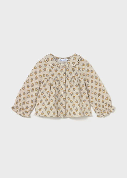 Mayoral Baby Girl Blouse 2114 Miel