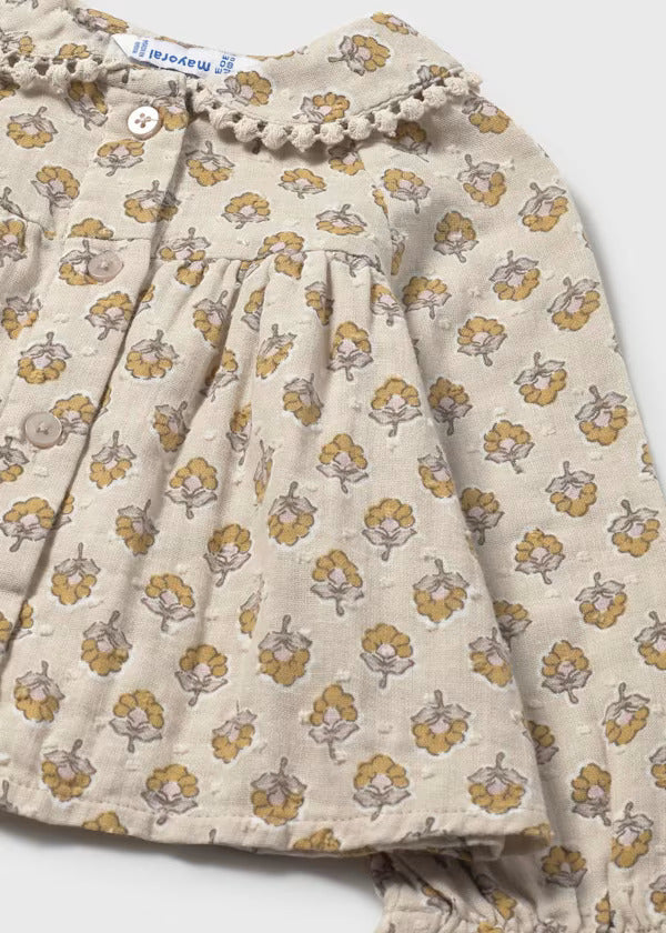 Mayoral Baby Girl Blouse 2114 Miel