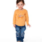Organic Cotton T-Shirt Golden Yellow With Cat