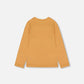 Organic Cotton T-Shirt Golden Yellow With Cat