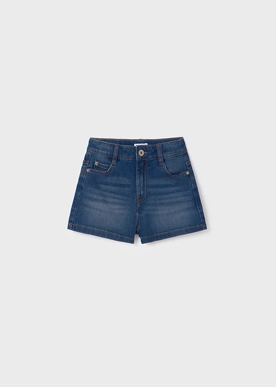 Dark Wash Basic Denim Shorts