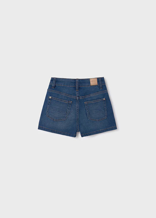 Dark Wash Basic Denim Shorts