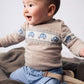 Mayoral 2369 Boy Jacquard Car Sweater