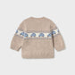 Mayoral 2369 Boy Jacquard Car Sweater