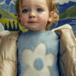 Mayoral 2383 Blue Flower Fuzzy Sweater