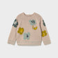 Mayoral 2384 Jacquard Floral Sweater
