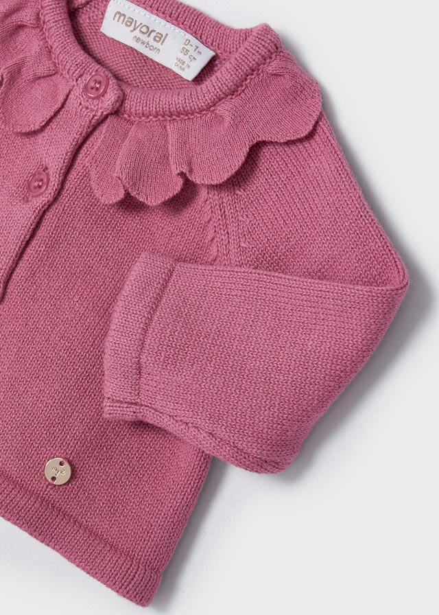 Camelia Knit Baby Sweater and Tights Set