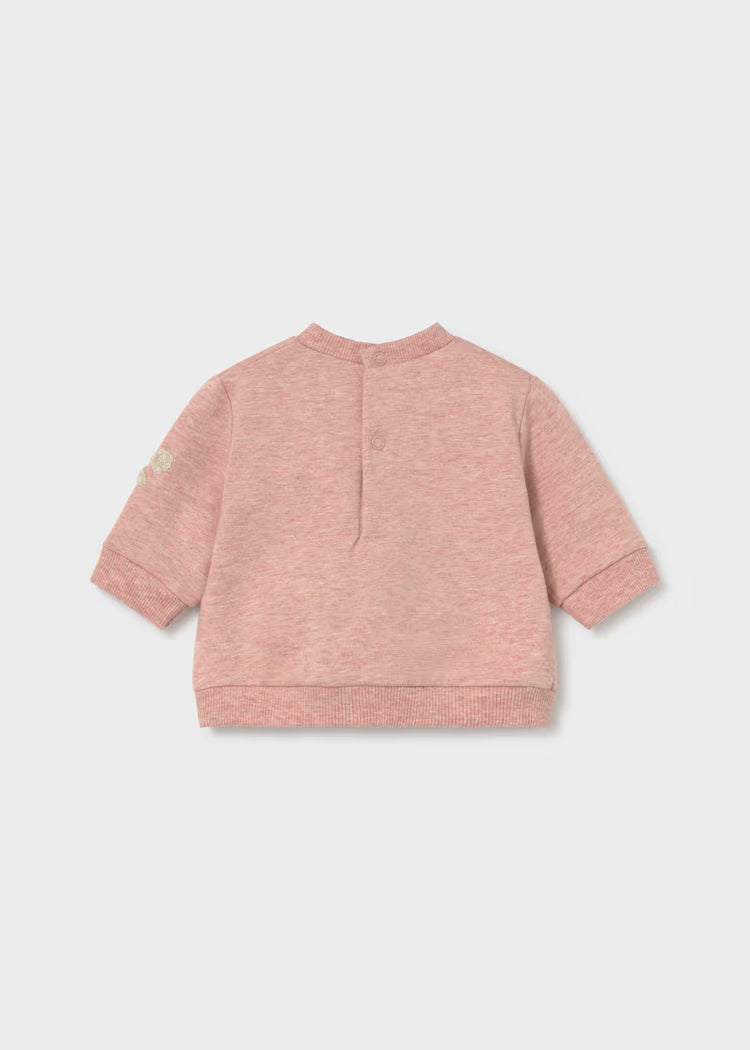 Mayoral 2405 Bow Embroidered Sweatshirt