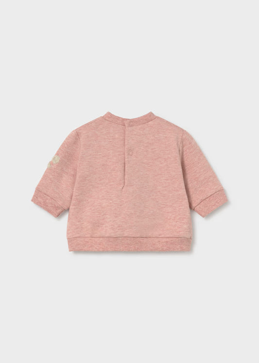 Mayoral 2405 Bow Embroidered Sweatshirt