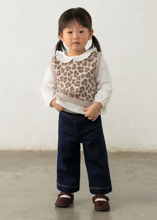 Mayoral 2536 Pants and Leopard Vest Top Set