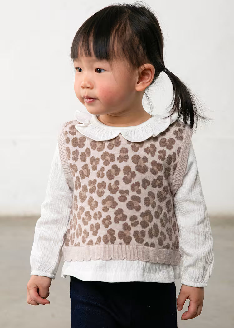 Mayoral 2536 Pants and Leopard Vest Top Set