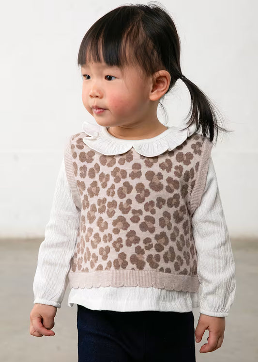 Mayoral 2536 Pants and Leopard Vest Top Set