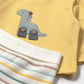 Mayoral 2566 Yellow Dinosaur 2pc Set