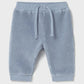 Mayoral 2587 Blue Bell Velour Pants