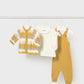 Mayoral Baby Girl 3 Pc. Knit Overall Set 2604-32 Manzanilla