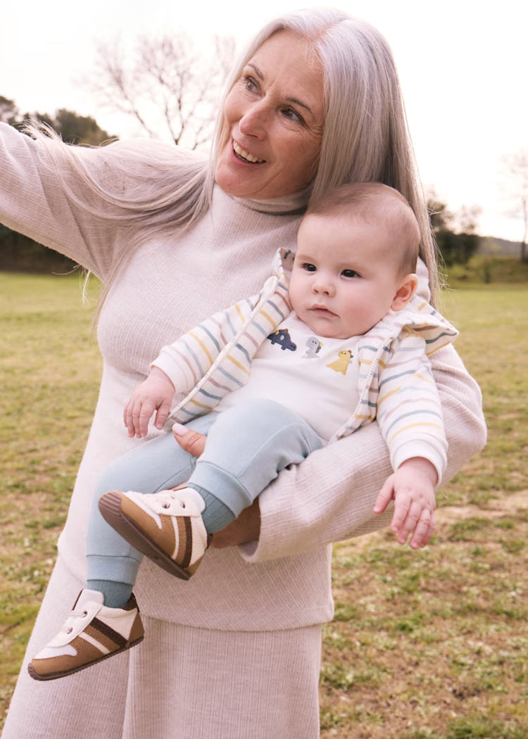 Mayoral 2623 Newborn Boy 3-Piece Dinosaur Set