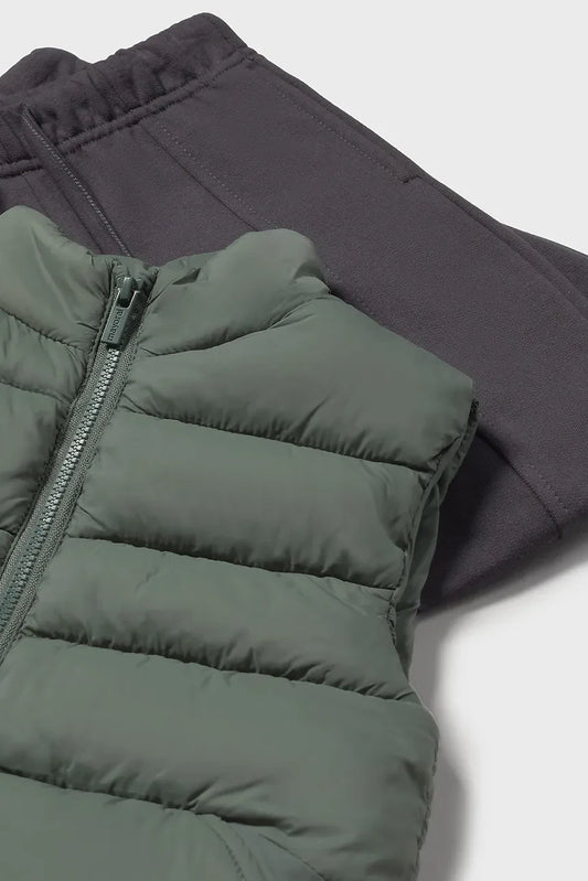 Mayoral 2649 Army Green Puffer Vest