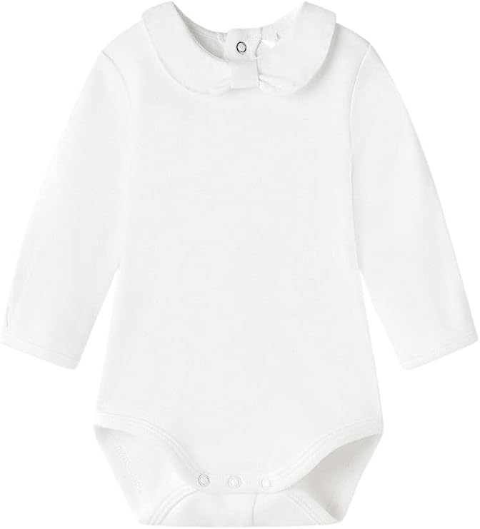 Blanco White Collar Onesie