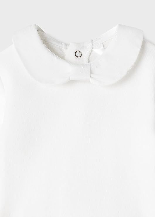 Blanco White Collar Onesie