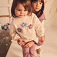 Mayoral 2706 Embellished Flower Sweatshirt and Pants Set
