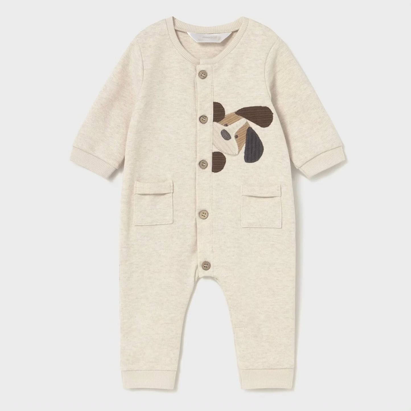 Mayoral 2731 Dog Embroidered One Piece