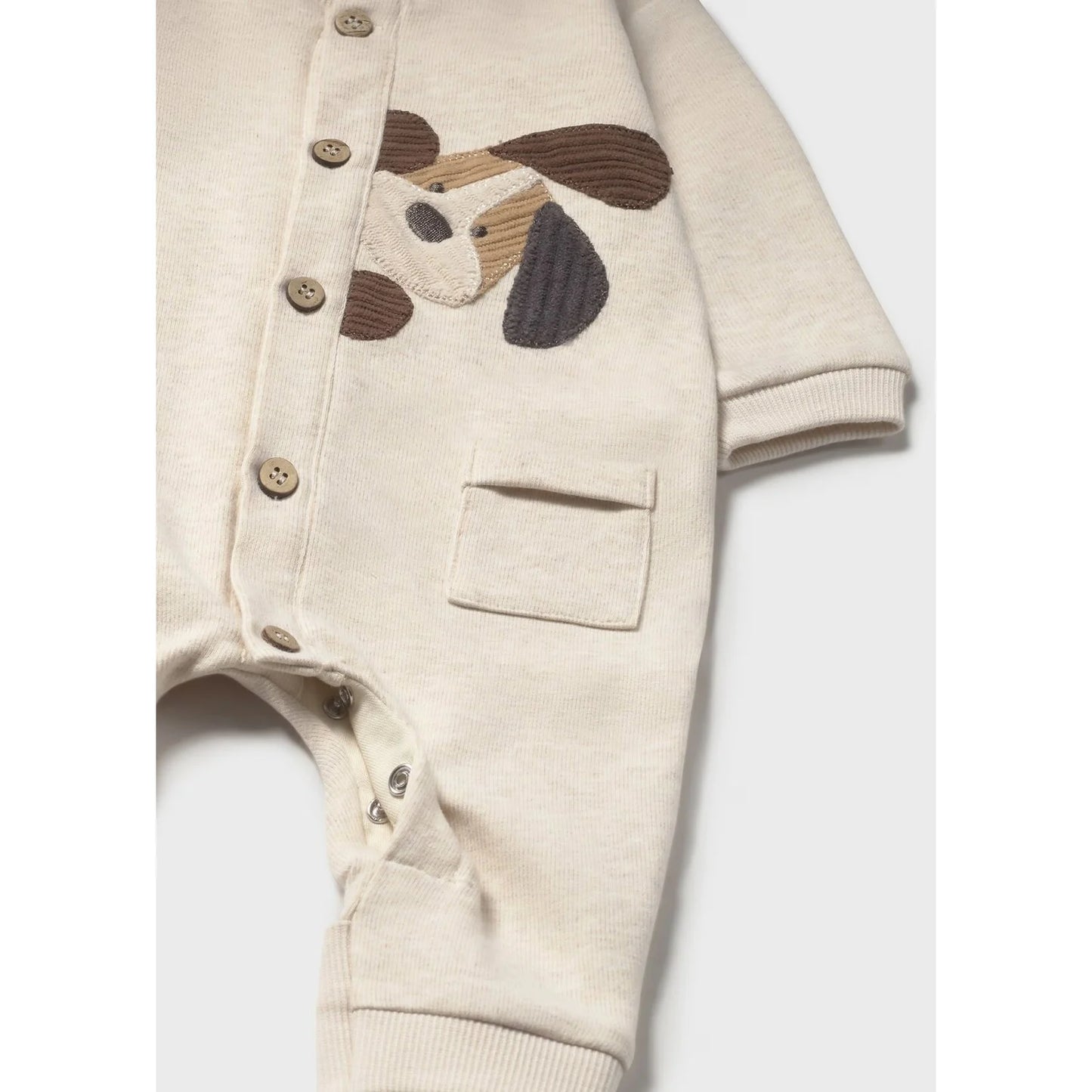 Mayoral 2731 Dog Embroidered One Piece