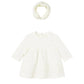 Mayoral 2803 Crudo Baby Dress and Headband Set