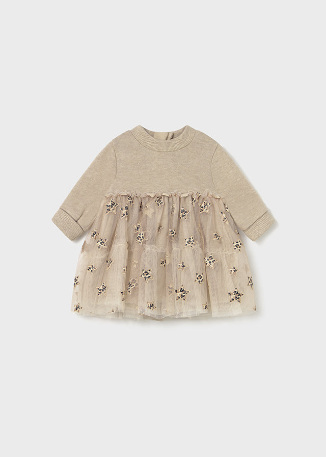 Mayoral 2824 Leopard Print Tulle Dress