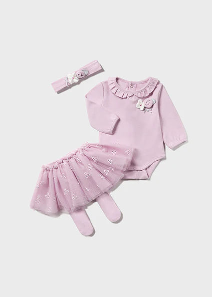 Violet Bodysuit w/ TuTu Set