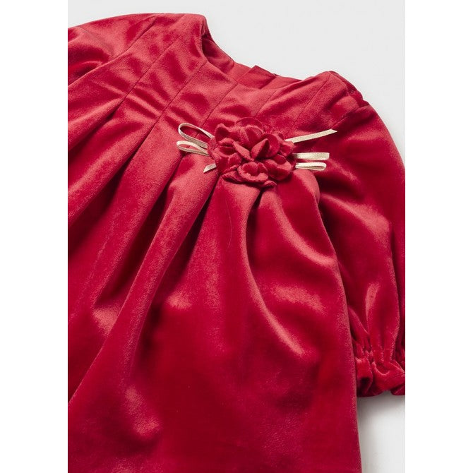 Infant Red Velvet Dress