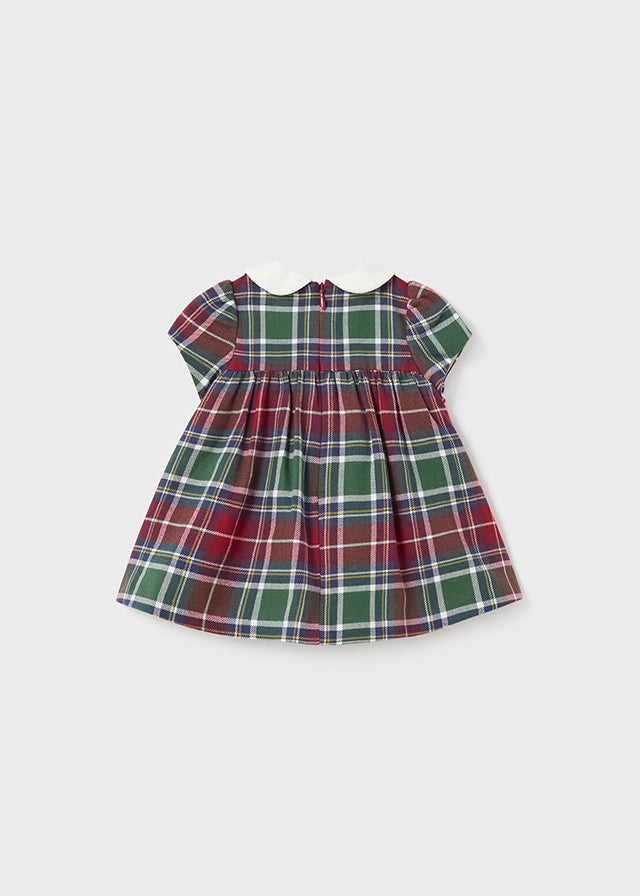 Infant Tartan Plaid Smock Dress