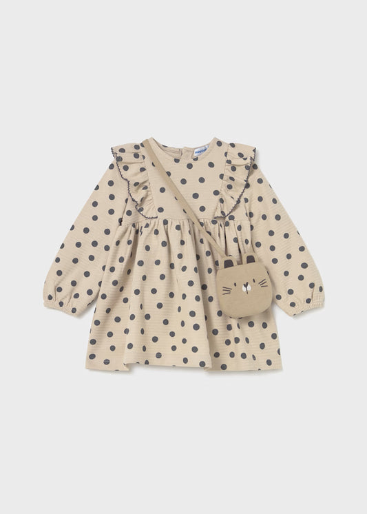 Mayoral 2920 Baby Printed Dress with Purse