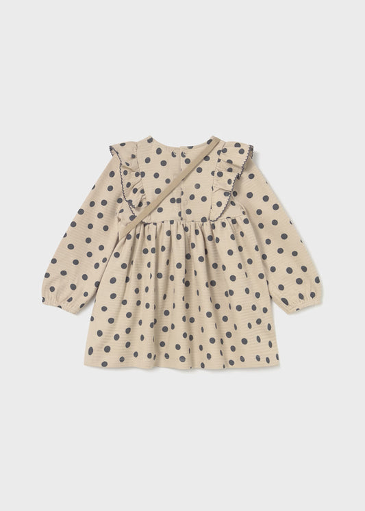 Mayoral 2920 Baby Printed Dress with Purse
