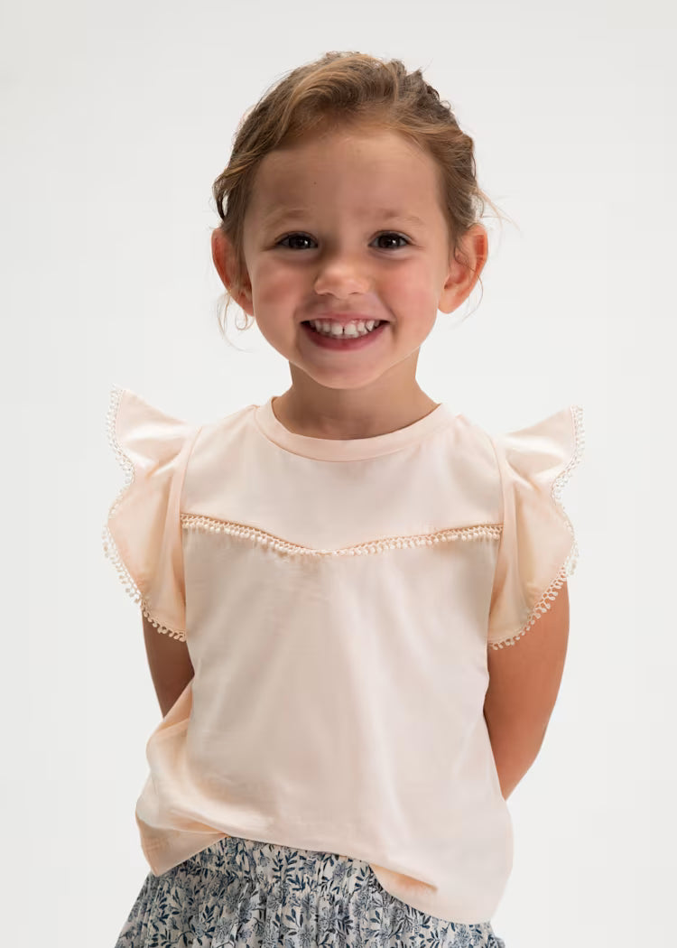 Mayoral 3008 Girl Ruffled T-shirt