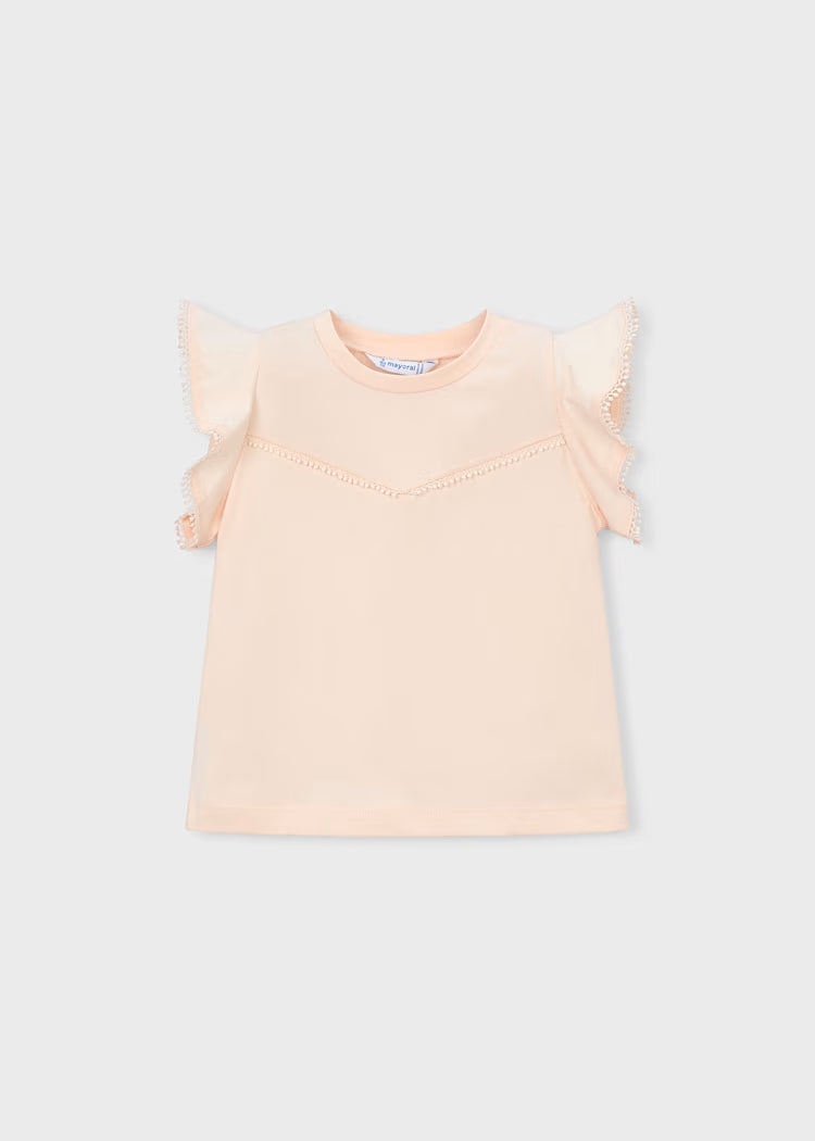 Mayoral 3008 Girl Ruffled T-shirt