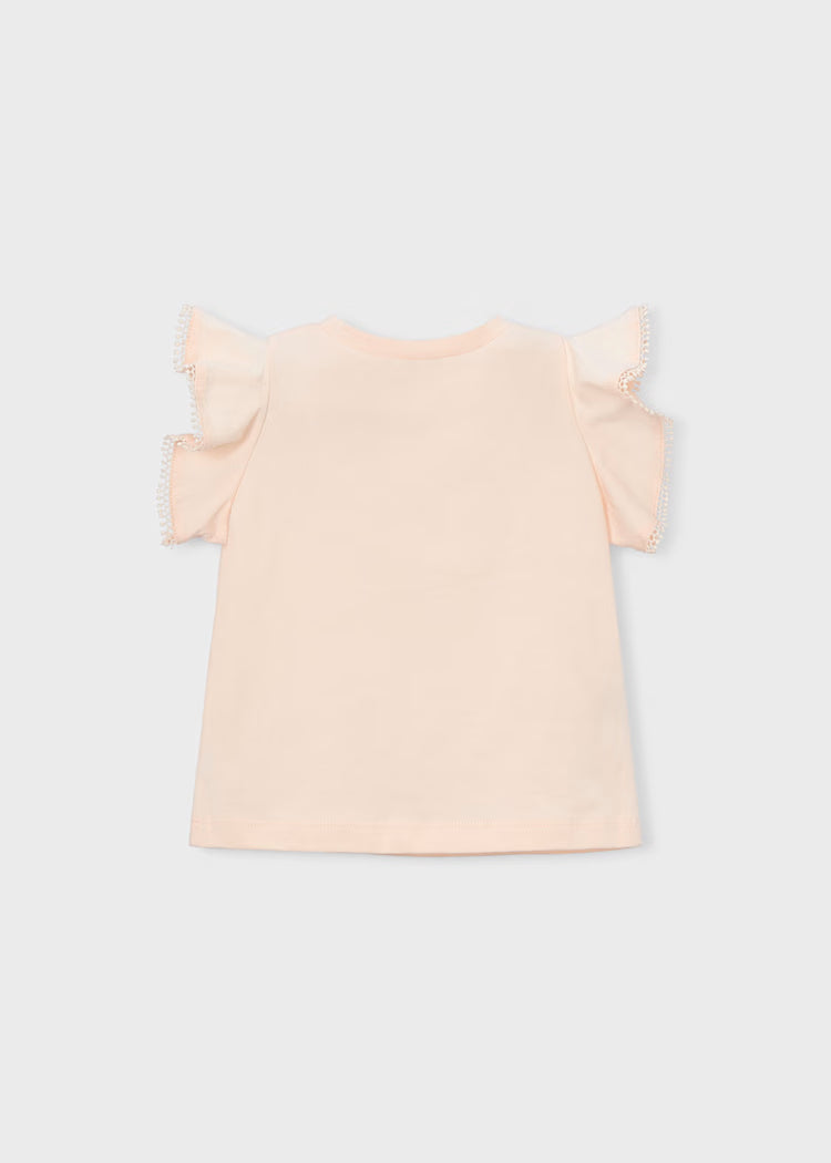 Mayoral 3008 Girl Ruffled T-shirt